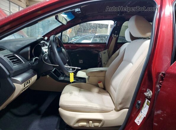 4S4BSAFC4K3365692 2019 SUBARU OUTBACK Maroon Widok wnętrza z przodu