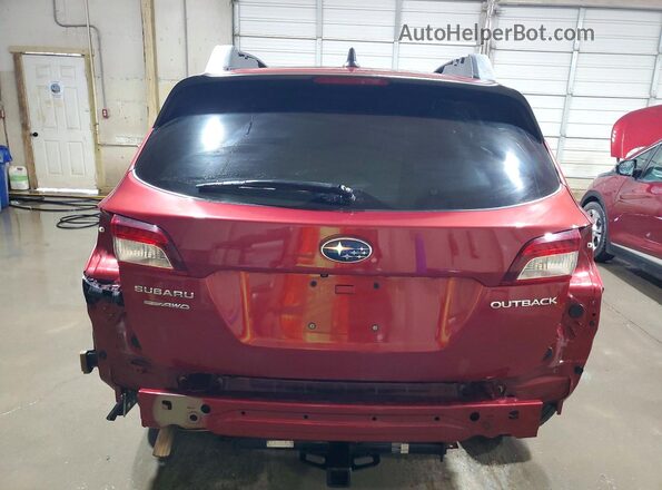 4S4BSAFC4K3365692 2019 SUBARU OUTBACK Maroon Widok z tyłu