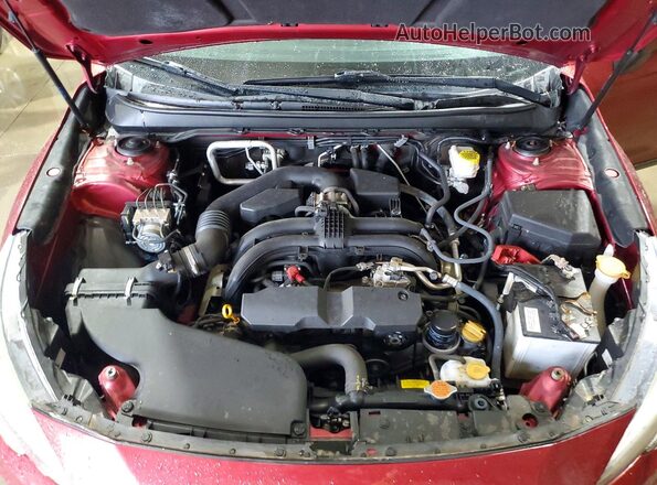 4S4BSAFC4K3365692 2019 SUBARU OUTBACK Maroon Widok komory silnika