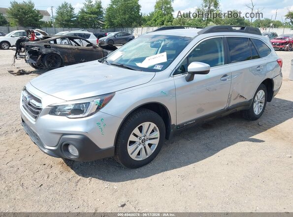 4S4BSAFC4K3397459 2019 SUBARU OUTBACK Silver Передня ліва чверть
