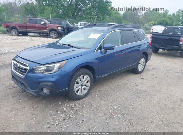 4S4BSAFC5K3350537 2019 SUBARU OUTBACK Light Blue წინა მარცხენა ხედი სამი მეოთხედიდან