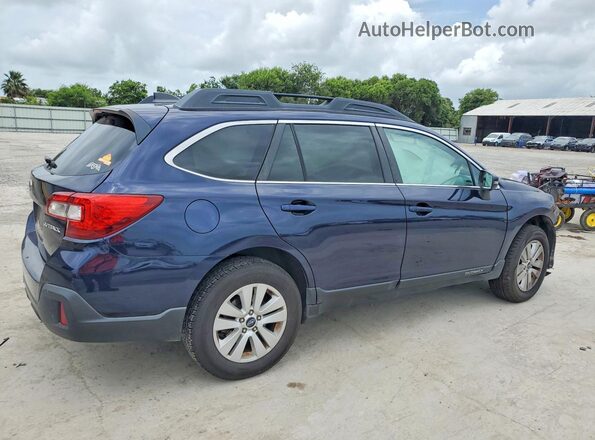 4S4BSAFC6J3293988 2018 SUBARU OUTBACK Blue Задня права чверть