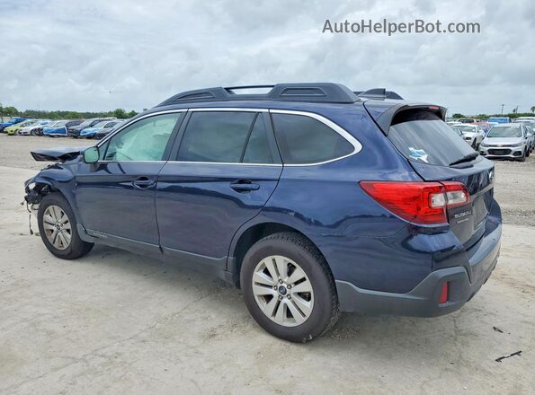 4S4BSAFC6J3293988 2018 SUBARU OUTBACK Blue Задня ліва чверть