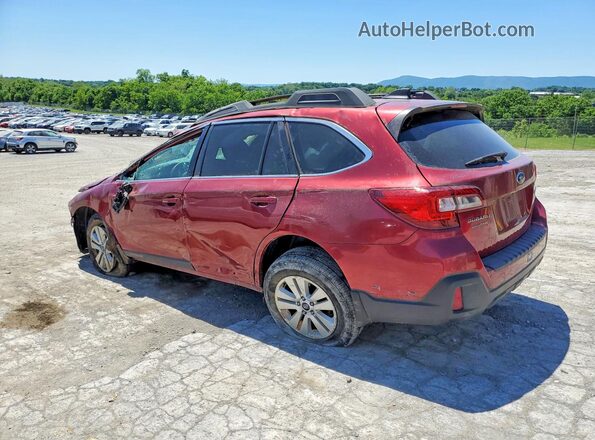 4S4BSAFC6K3216748 2019 SUBARU OUTBACK Red Հետևի ձախ