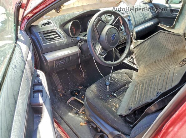 4S4BSAFC6K3216748 2019 SUBARU OUTBACK Red Առջևի վահանակի տեսք
