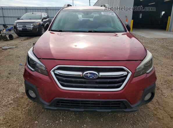 4S4BSAFC7J3319997 2018 SUBARU OUTBACK Red Front view