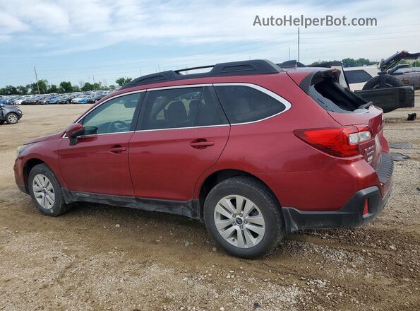4S4BSAFC7J3319997 2018 SUBARU OUTBACK Red Rear left