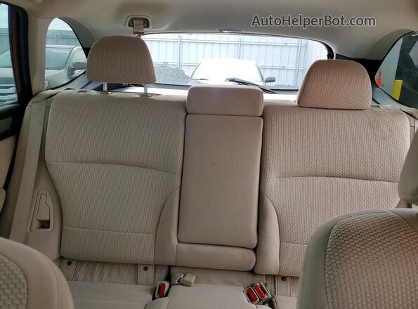 4S4BSAFC7J3319997 2018 SUBARU OUTBACK Red Rear seats view