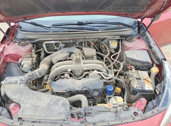 4S4BSAFC7J3319997 2018 SUBARU OUTBACK Red Engine compartment view