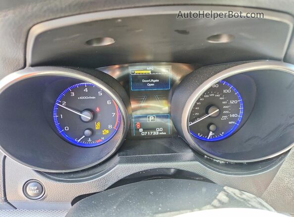 4S4BSAFC7K3207315 2019 SUBARU OUTBACK Tan Widok zestawu wskaźników
