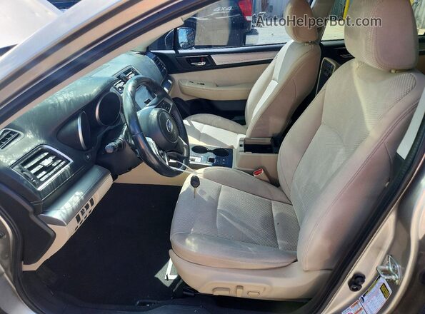 4S4BSAFC7K3207315 2019 SUBARU OUTBACK Tan Widok wnętrza z przodu