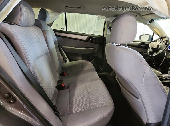4S4BSAFC7K3341077 2019 SUBARU OUTBACK Gray Вид задніх сидінь