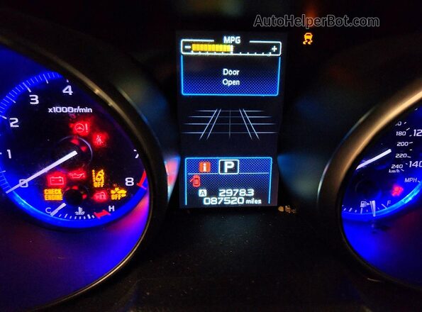 4S4BSAFC7K3341077 2019 SUBARU OUTBACK Gray Вид щитка приладів