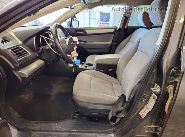 4S4BSAFC8K3236046 2019 SUBARU OUTBACK Gray წინა სალონის ხედი