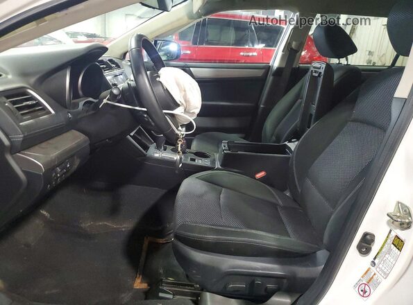 4S4BSAFC8K3358454 2019 SUBARU OUTBACK White წინა სალონის ხედი