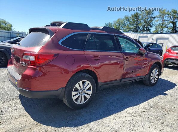 4S4BSAFC9H3293820 2017 SUBARU OUTBACK Red Rear right