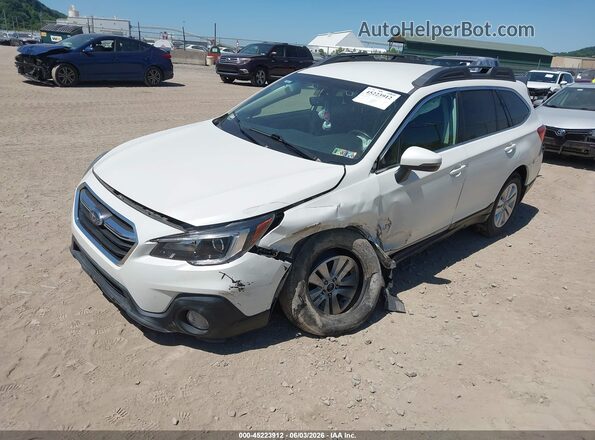 4S4BSAFC9K3356115 2019 SUBARU OUTBACK Белый Передняя левая четверть