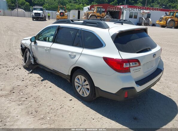 4S4BSAFC9K3356115 2019 SUBARU OUTBACK Белый Задняя левая четверть