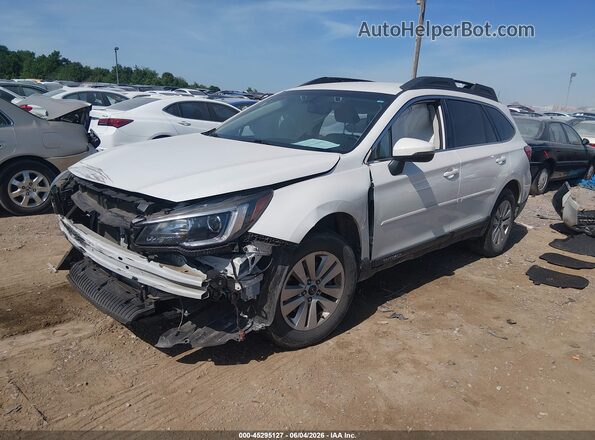 4S4BSAFCXK3375370 2019 SUBARU OUTBACK White Առջևի ձախ երեք քառորդ տեսարան