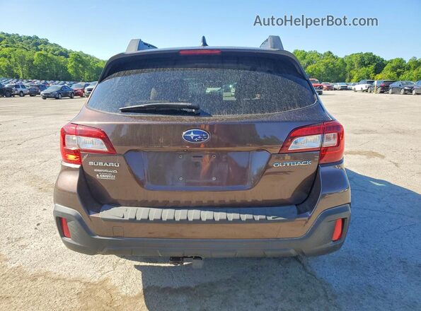 4S4BSAHC0K3230206 2019 SUBARU OUTBACK Brown Вид ззаду