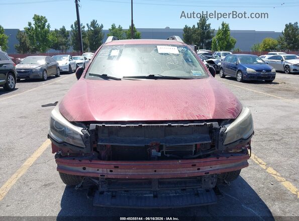 4S4BSAHC0K3290311 2019 SUBARU OUTBACK Burgundy Vista frontal