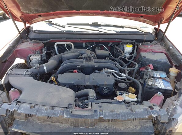 4S4BSAHC0K3290311 2019 SUBARU OUTBACK Burgundy Vista trasera
