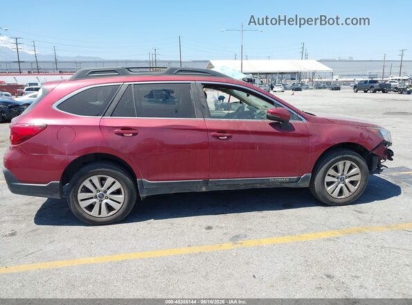 4S4BSAHC0K3290311 2019 SUBARU OUTBACK Burgundy Vista interior de 360 grados