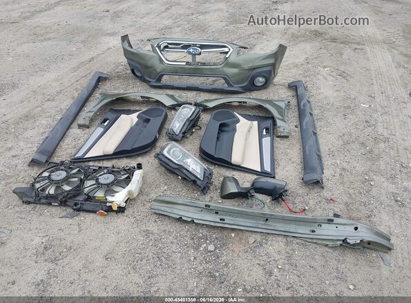 4S4BSAHC2K3220860 2019 SUBARU OUTBACK Green ხელსაწყოთა პანელის ხედი