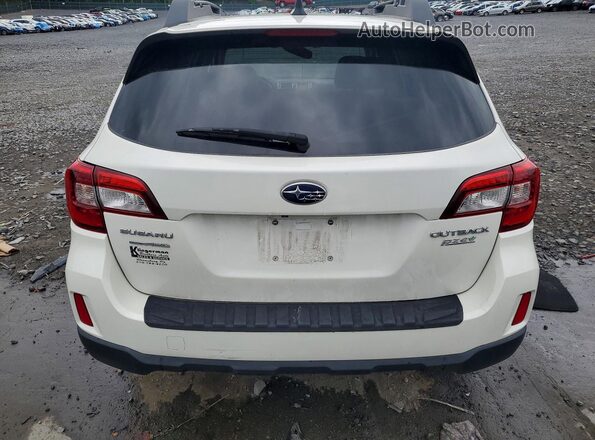 4S4BSAHC3G3273400 2016 SUBARU OUTBACK White Вид ззаду