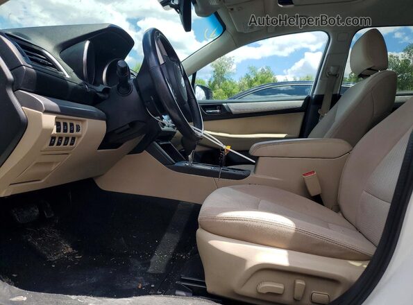 4S4BSAHC3G3273400 2016 SUBARU OUTBACK White Вид салону спереду