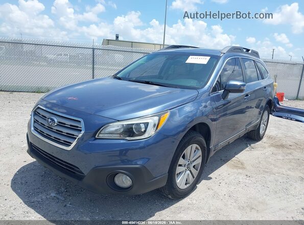4S4BSAHC3H3249146 2017 SUBARU OUTBACK Light Blue Передняя левая четверть
