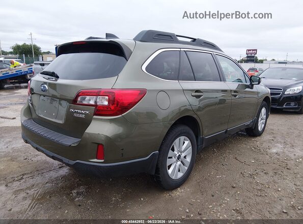 4S4BSAHC4H3431552 2017 SUBARU OUTBACK Зеленый Задняя правая четверть