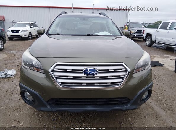 4S4BSAHC4H3431552 2017 SUBARU OUTBACK Зеленый Вид щитка приборов
