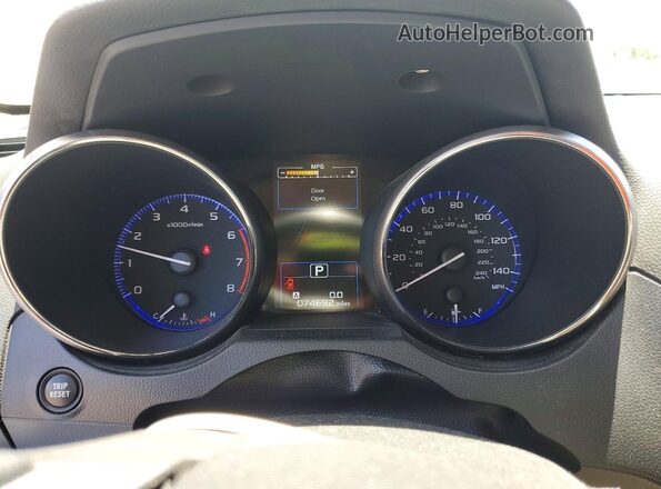 4S4BSAHC7K3222460 2019 SUBARU OUTBACK Белый Вид щитка приборов