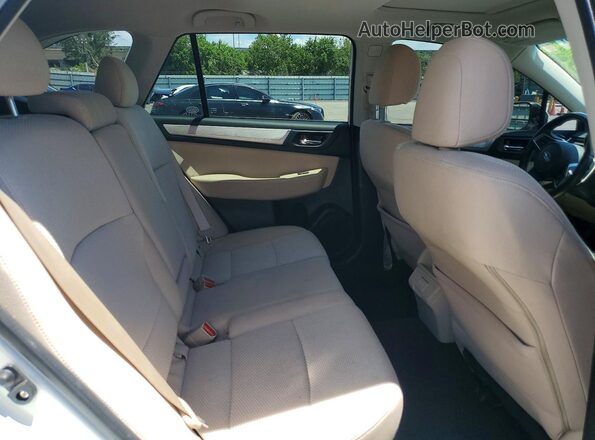 4S4BSAHC7K3222460 2019 SUBARU OUTBACK Белый Вид задних сидений