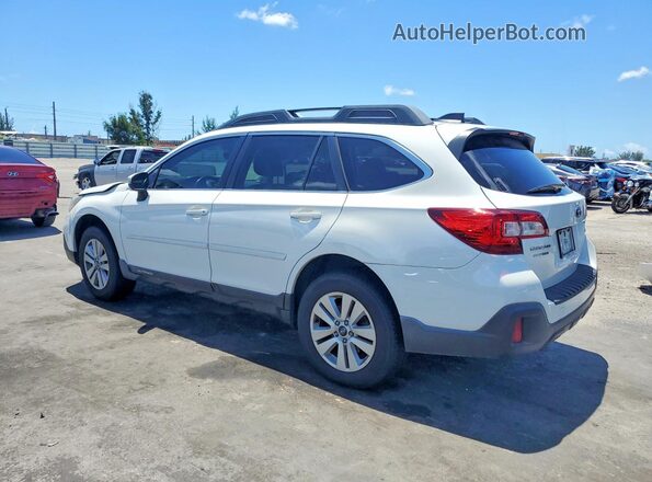 4S4BSAHC7K3222460 2019 SUBARU OUTBACK Белый Задняя левая четверть