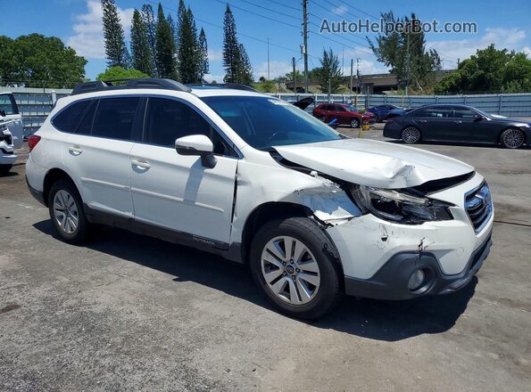 4S4BSAHC7K3222460 2019 SUBARU OUTBACK Белый Передняя правая четверть