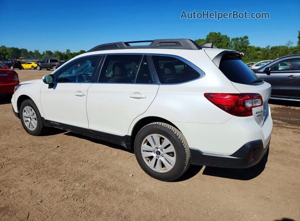 4S4BSAHC7K3350052 2019 SUBARU OUTBACK White Rear left