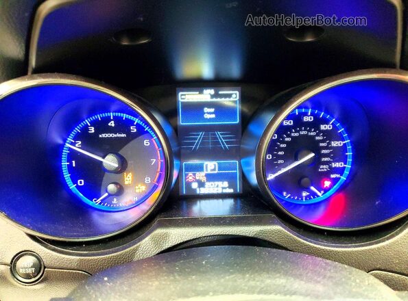 4S4BSAHC8G3328259 2016 SUBARU OUTBACK Black Instrument cluster view
