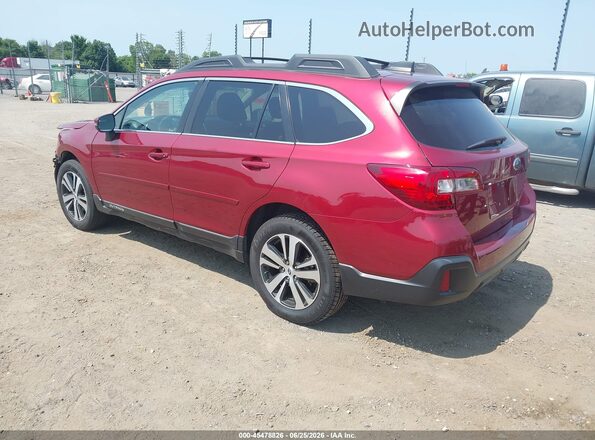 4S4BSAJC1K3236350 2019 SUBARU OUTBACK Burgundy Tył lewy