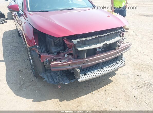 4S4BSAJC1K3236350 2019 SUBARU OUTBACK Burgundy Widok z przodu