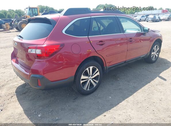 4S4BSAJC1K3236350 2019 SUBARU OUTBACK Burgundy Tył prawy