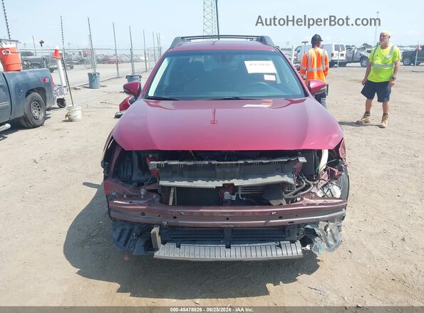 4S4BSAJC1K3236350 2019 SUBARU OUTBACK Burgundy Widok wnętrza z tyłu