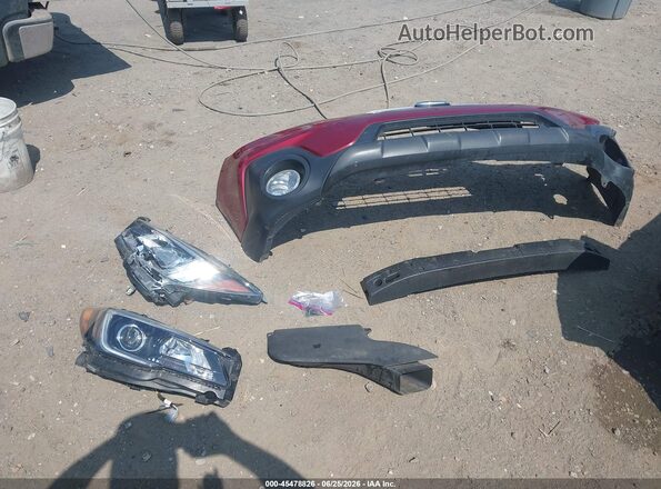 4S4BSAJC1K3236350 2019 SUBARU OUTBACK Burgundy Widok zestawu wskaźników