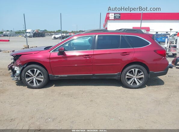 4S4BSAJC1K3236350 2019 SUBARU OUTBACK Burgundy 