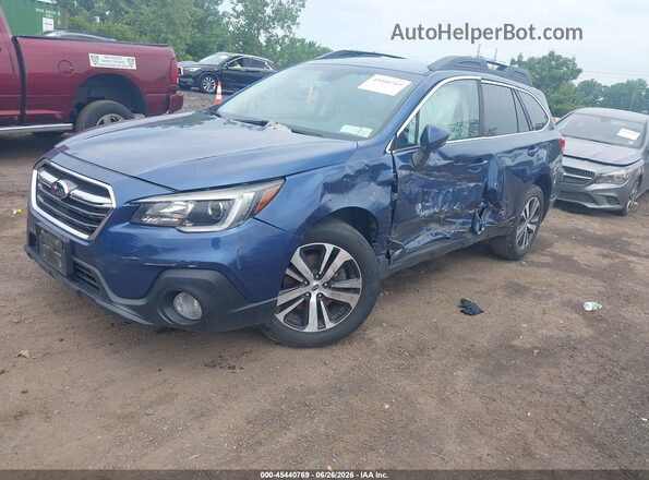 4S4BSAJC3K3294363 2019 SUBARU OUTBACK Blue წინა მარცხენა ხედი სამი მეოთხედიდან