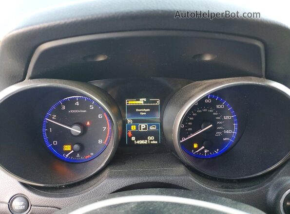 4S4BSAKC1H3394212 2017 SUBARU OUTBACK Blue ხელსაწყოთა პანელის ხედი