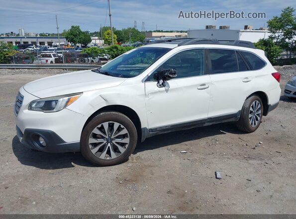 4S4BSAKC2H3431705 2017 SUBARU OUTBACK White Przód lewy