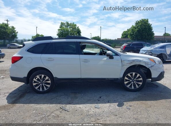 4S4BSAKC2H3431705 2017 SUBARU OUTBACK White Widok zestawu wskaźników