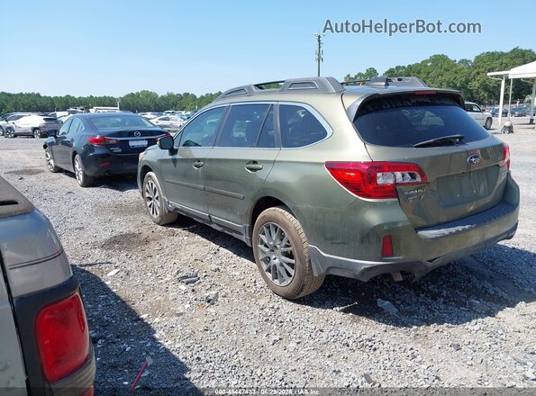 4S4BSAKC5H3202046 2017 SUBARU OUTBACK Зеленый Задняя левая четверть
